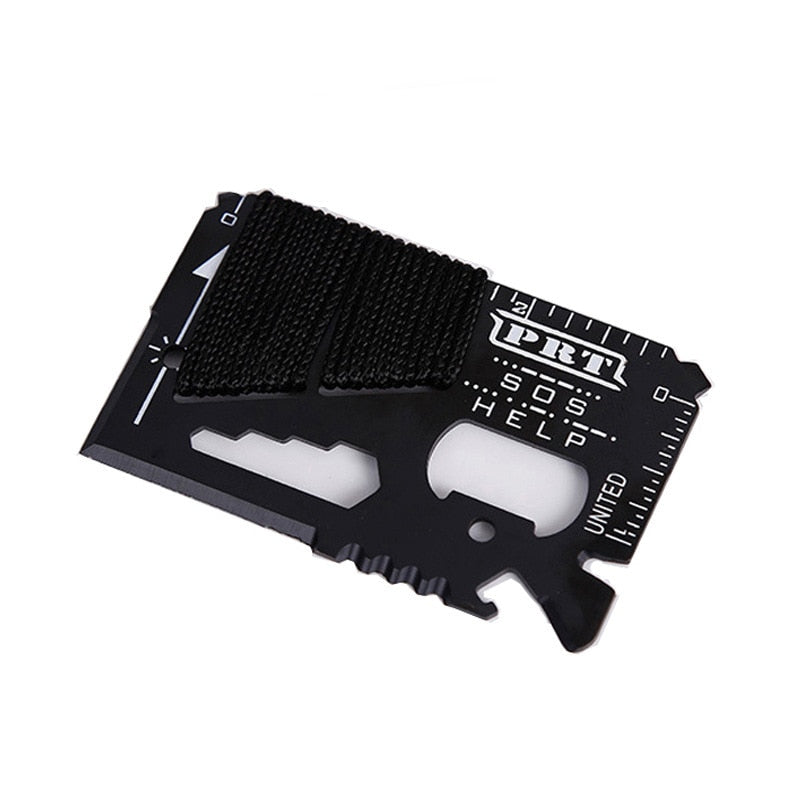 EDC Credit Card Multifunctional Pocket Hunting Outdoor Sports Camping Hiking SOS Survival Rescue Emergency Tools MJ