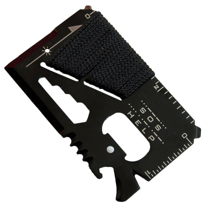 EDC Credit Card Multifunctional Pocket Hunting Outdoor Sports Camping Hiking SOS Survival Rescue Emergency Tools MJ
