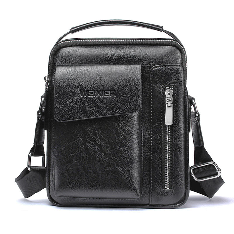 Fashionable Men Bags Shoulder Bags Crossbody Bag Multi-function Men Handbags Capacity PU Leather Bag For Man Messenger Bags Tote Bag