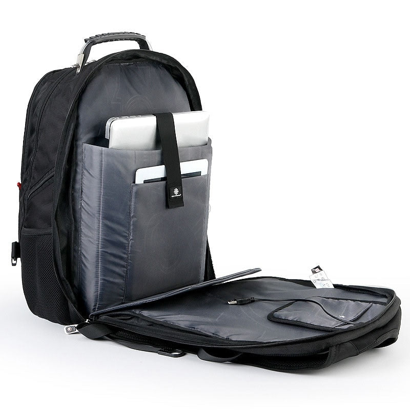 Laptop Backpack External USB Charge Computer Backpacks Anti-theft Waterproof Bags For Men Large Capacity Travel Backpacks