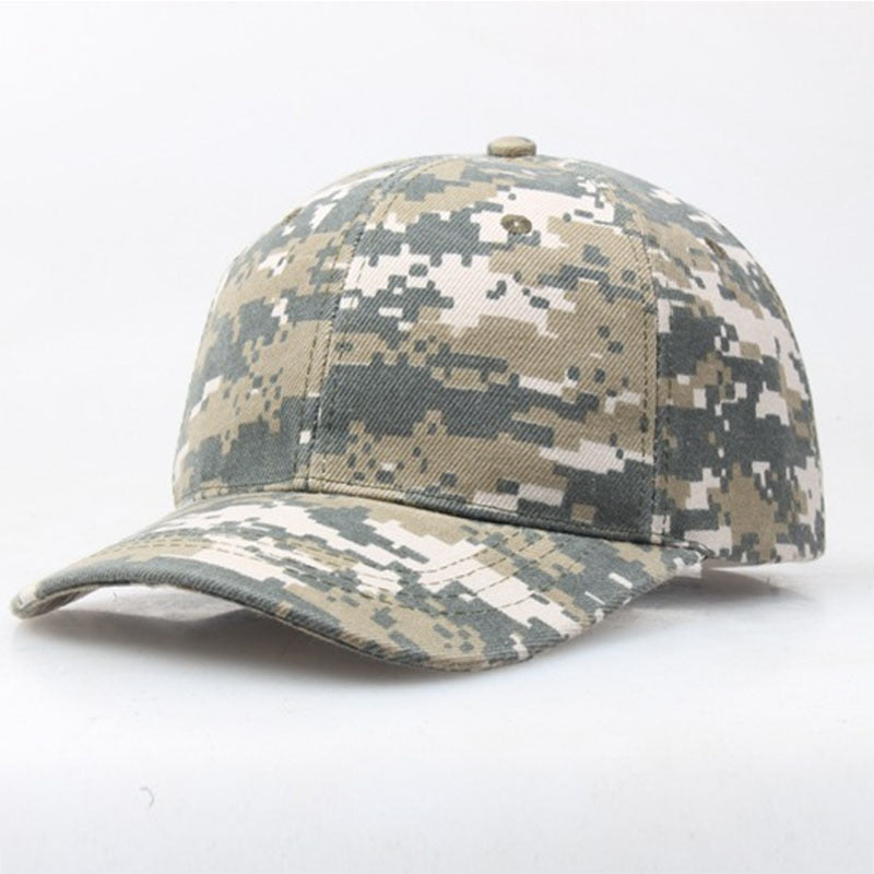 Outdoor Sport Snap back Caps Camouflage Hat Simplicity Tactical Military Army Camo Hunting Cap Hat Adult Cap