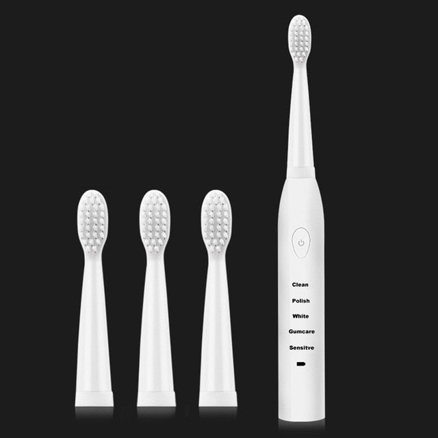 Electric Toothbrush Powerful Ultrasonic Sonic USB Charge Rechargeable Tooth Washable Electronic Whitening Timer Teeth Brush J110