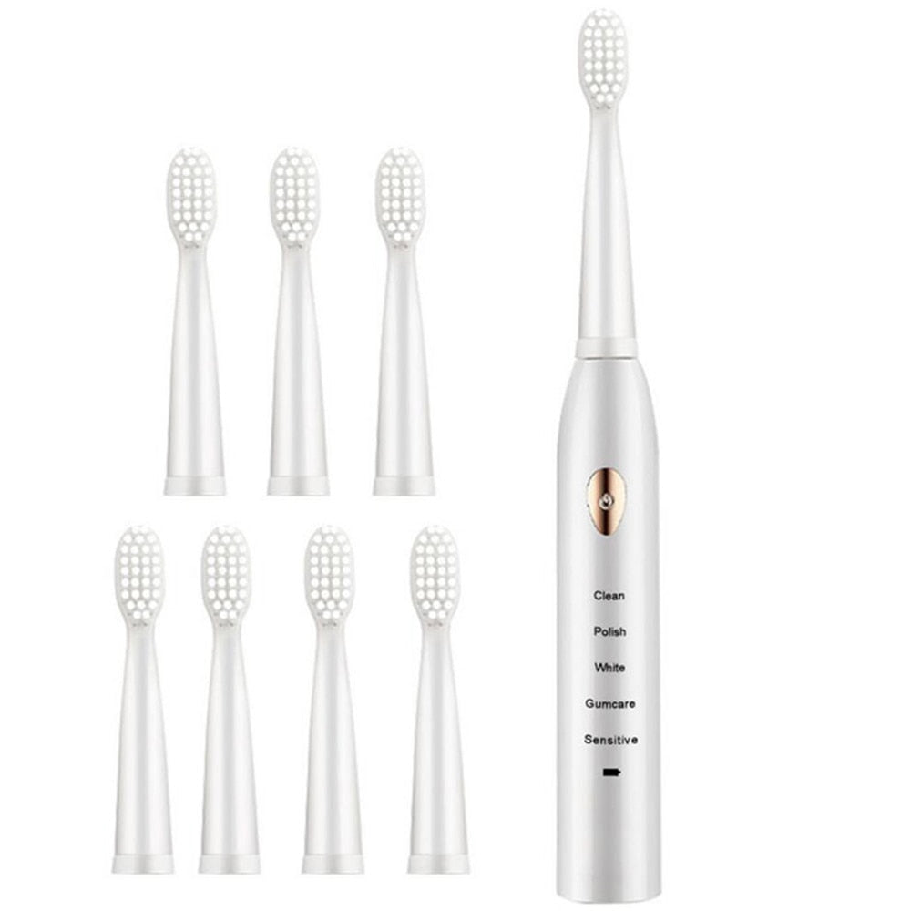Electric Toothbrush Powerful Ultrasonic Sonic USB Charge Rechargeable Tooth Washable Electronic Whitening Timer Teeth Brush J110