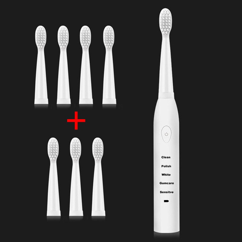 Electric Toothbrush Powerful Ultrasonic Sonic USB Charge Rechargeable Tooth Washable Electronic Whitening Timer Teeth Brush J110