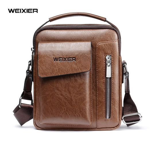 Fashionable Men Bags Shoulder Bags Crossbody Bag Multi-function Men Handbags Capacity PU Leather Bag For Man Messenger Bags Tote Bag