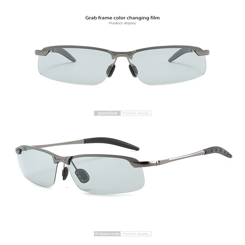 Color-Changing Polarized Sunglasses Men &#39;S Night Vision Sunglasses 3043 Outdoor Riding Day And Night Driving Sunglasses