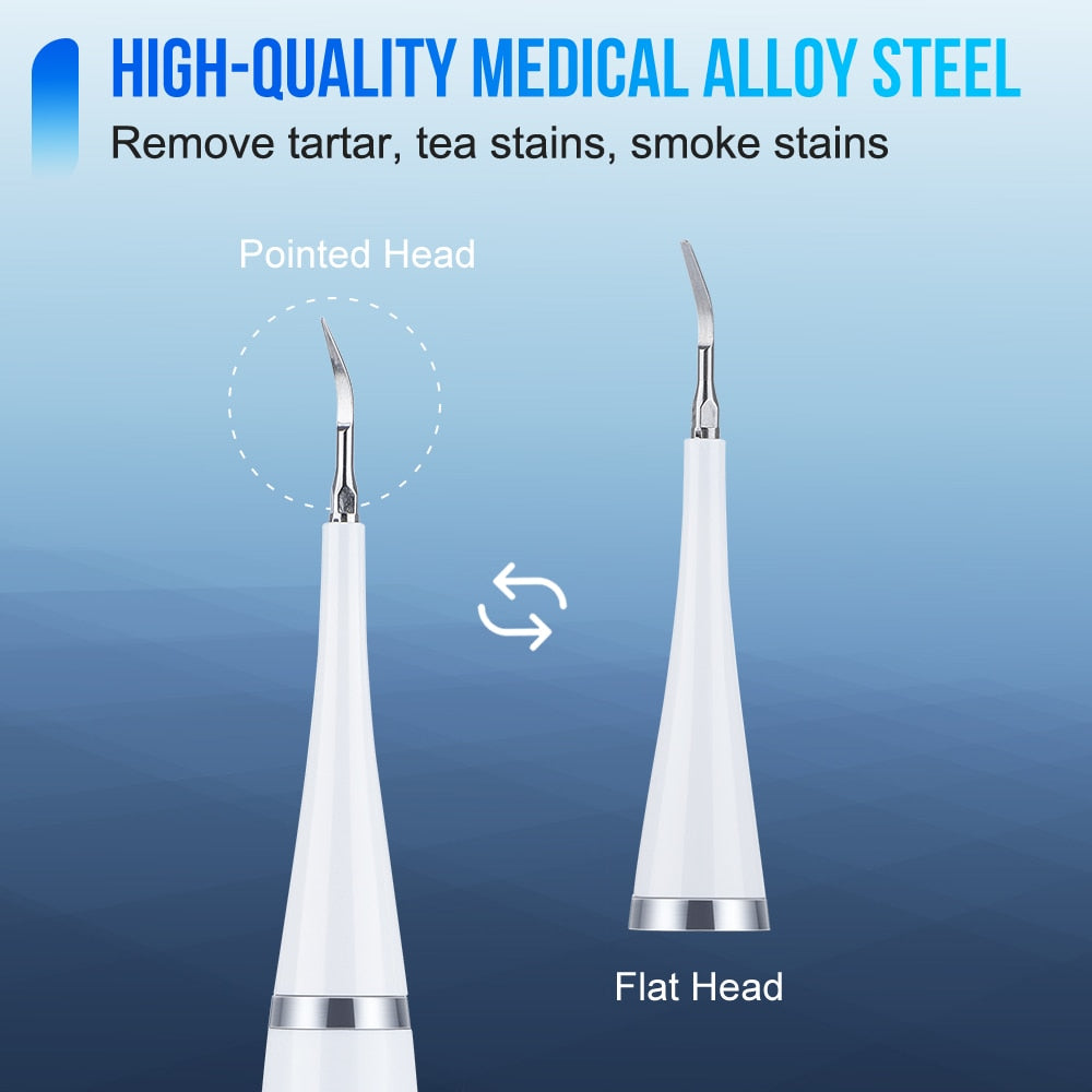 Ms.Dear Irrigator Dental Cleaning Tools Sonic Oral Calculus Removal Teeth Whitening Scaler Tartar Scraper Electric Toothbrush