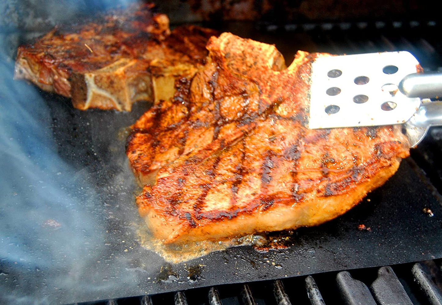 Non-stick BBQ Grill Mat 40*33cm Baking Mat Barbecue Tools Cooking Grilling Sheet Heat Resistance Easily Cleaned Kitchen BBQ Tool